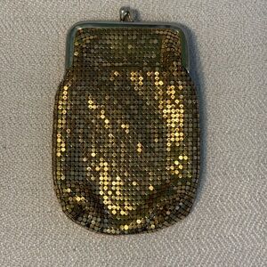 Gold Sequin Mesh Cigarette Case
